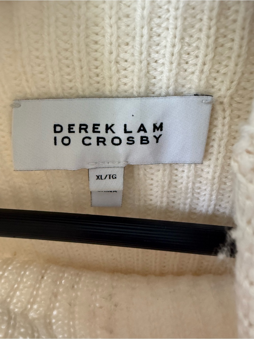 Derek Lam Gracelyn Wool Striped Sweater Size XL - Picture 8 of 8